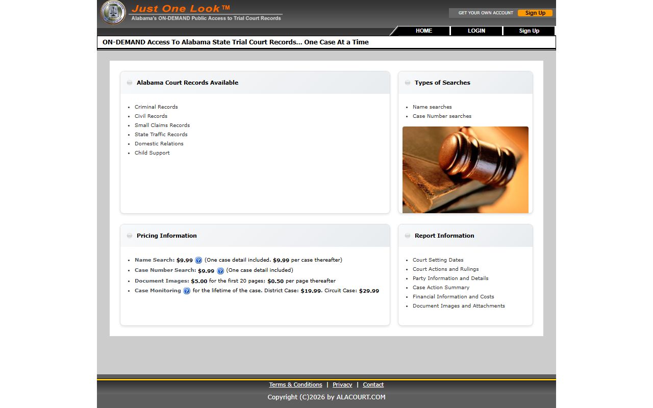Baldwin County arrest records Alacourt court charge lookup